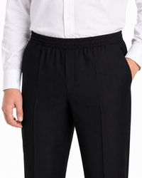 Full Elasticated Waist Slim Fit Pull Up School Trouser