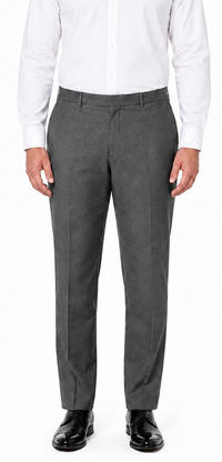 Men’s Boys Plus Fit Regular Leg Trousers Full Elasticated Waist