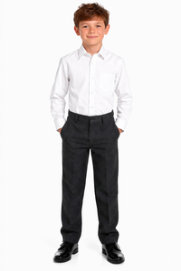 Boys White Long Sleeve School Uniform Shirt – Ages 2 to 16+ Years
