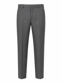 Half Elastic Waist Plus Fit Long Leg School Trouser