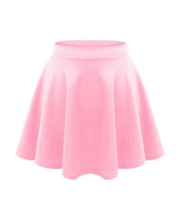 Skater Skirt High Waist Mini Skirt Girls Women