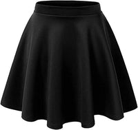 Skater Skirt High Waist Mini Skirt Girls Women