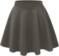 Skater Skirt High Waist Mini Skirt Girls Women