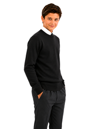 BOYS/KIDS SCHOOL UNIFORM FLEECE CREW NECK JUMPER – AGES 1-18 YEARS