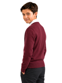 BOYS/KIDS SCHOOL UNIFORM FLEECE CREW NECK JUMPER – AGES 1-18 YEARS