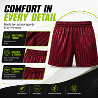Kids/Boys/Girls Shadow Stripe PE Sports Summer School Shorts