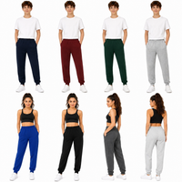 Kids Jogging Bottoms Stretchy Elasticated Waist Boys Girls Pants