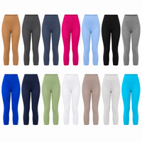 Ladies Cotton Touch Capri leggings