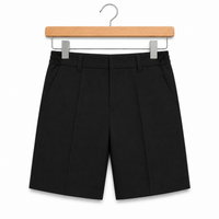 Half Elastic Waist Pull up School Shorts