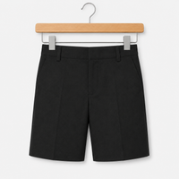 Half Elastic Waist Plus Fit School Shorts