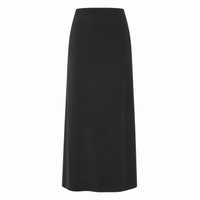 Ladies Skirts Half Elasticated Waist Long Ankle Length