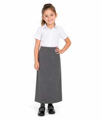 Girls Skirts Half Elasticated Waist Long Ankle Length