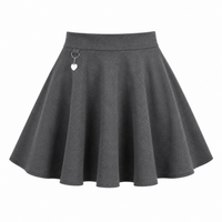 Girls’ Skater Heart School Skirt