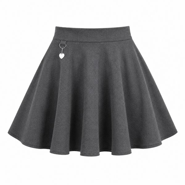 Girls’ Skater Heart School Skirt