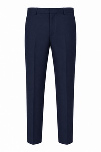 Half Elastic Waist Plus Fit Long Leg School Trouser