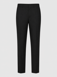 Half Elastic Waist Plus Fit Short Leg School Trouser