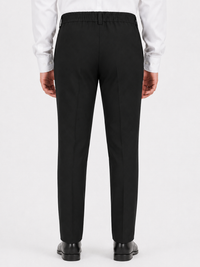 Half Elastic Waist Plus Fit Short Leg School Trouser