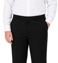 Boys Half Elastic Waist Plus Size Regular Leg School Trousers | Small-7XL