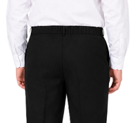 Boys Half Elastic Waist Plus Size Regular Leg School Trousers | Small-7XL