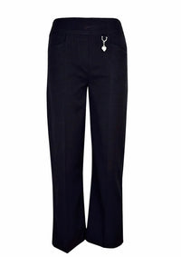 Half Elasticated Waist Slim Fit Pull Up Jersey Heart Pendant Trouser