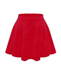 Ladies Skater Skirt High Waist Mini Skirt