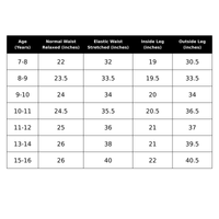 Boys Full Elasticated Waist Slim Fit Pull Up School Trousers