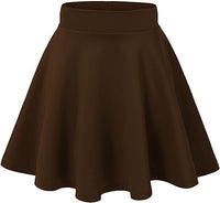 Skater Skirt High Waist Mini Skirt Girls Women
