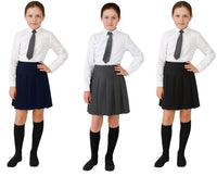 High Waist Round Pleated Skirt