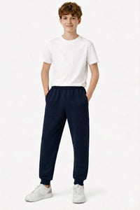 Kids Jogging Bottoms Stretchy Elasticated Waist Boys Girls