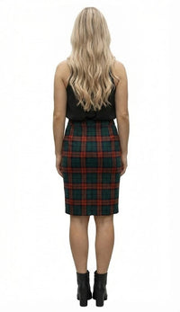 Ladies Pull-On Scuba Pencil Skirt