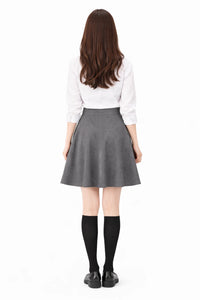 Girls’ Skater Heart School Skirt