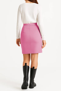 Ladies Pull-On Scuba Pencil Skirt
