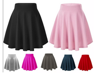 Skater Skirt High Waist Mini Skirt Girls Women